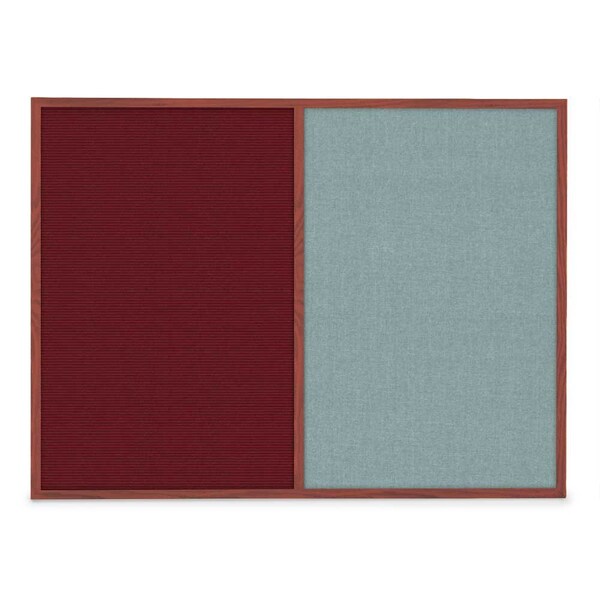 Sliding Door Indoor Enclosed Corkboard, 3